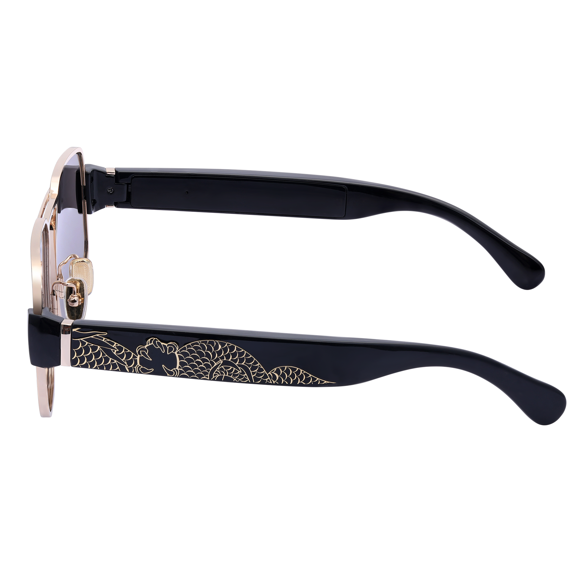 Dragon Slider HVL Smoke Glossy Black Gold miniature 3